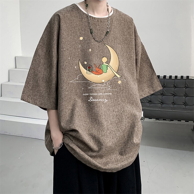 风复古亚麻短袖男棉麻t恤男半袖ZT71416-P35,男装T恤,电商A040