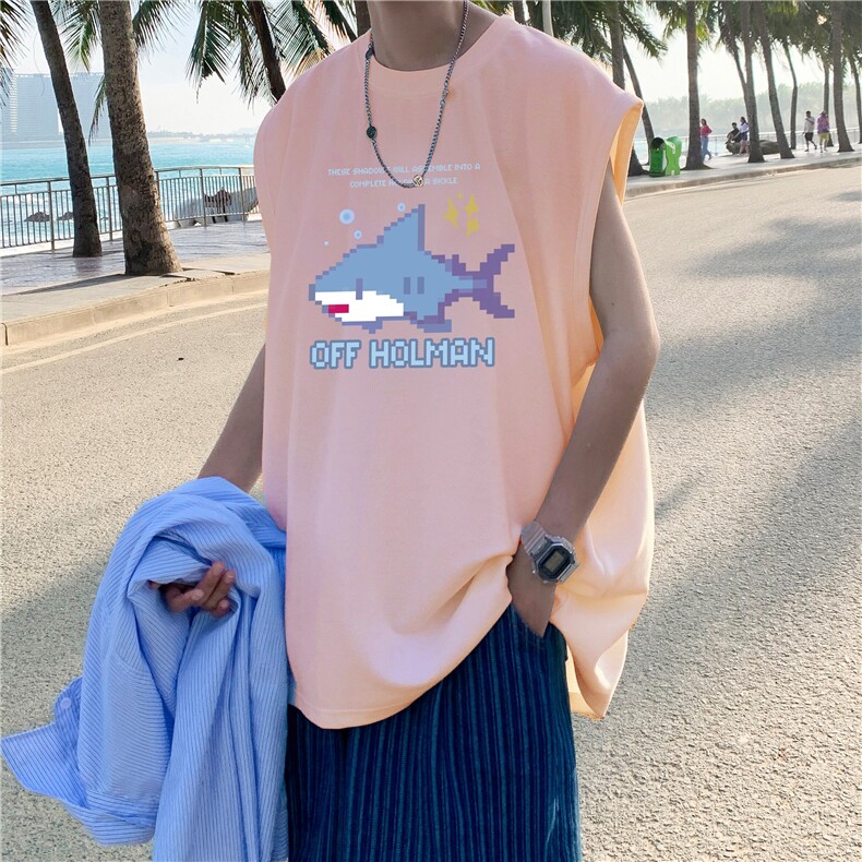 量大图低自动【有货】纯棉背心HD019-1-BX2598-P20，男装背心/马甲，电商019-1