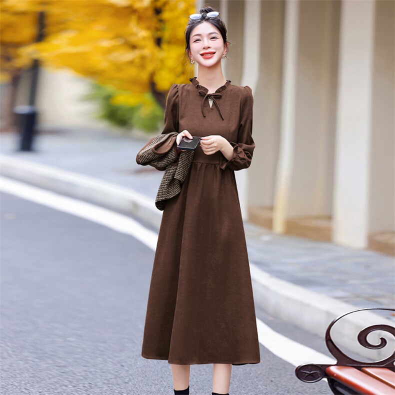 红色小香风马甲连衣裙女2025新款入春穿搭一整套高级感,女装连衣裙,意芙