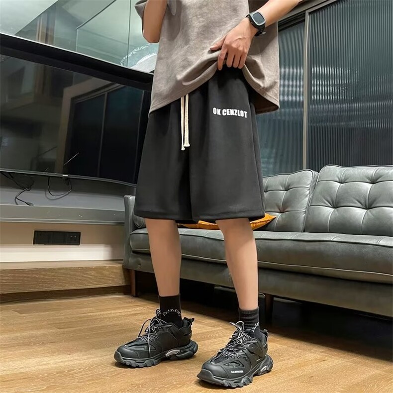潮流潮日常夏季ins休闲裤五分裤百搭原宿新款男时尚潮牌K3787-P28,男装牛仔裤,星座412