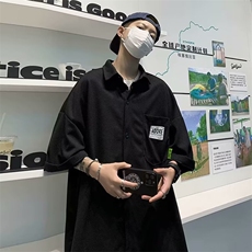 华夫格短袖春季2024新款SMK15P32，男装T恤，星座1116-2
