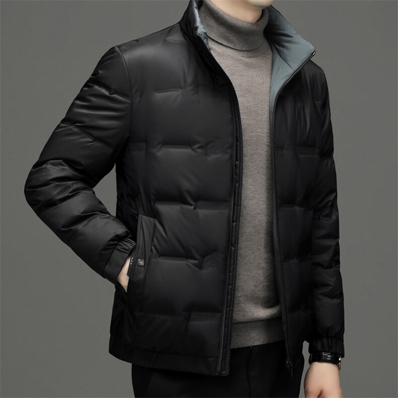 BN22083钱塘2020-2中年男士冬季厚款时尚休闲两面穿羽绒服P275,男装羽绒服,钱塘207-2