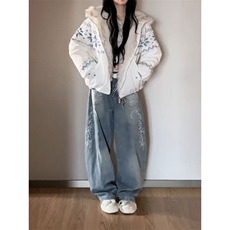 KK107-P105费尔岛座山雕毛绒棉衣棉服，男装棉衣，电商B323A