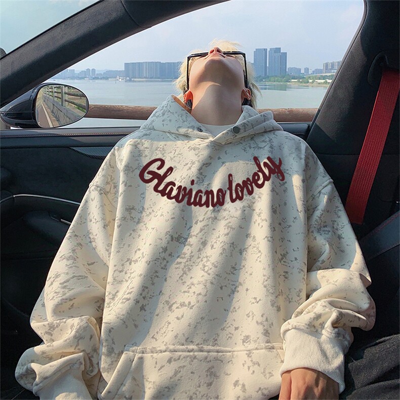 60克重磅车景扎染华棉连帽卫衣【有货】DSC403A-HMY25285ZR-P65，男装卫衣，电商C403A