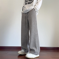 咖白条纹