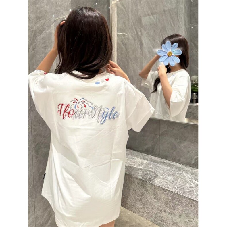 H1053-p32实价现货#好质量做工#刺绣+内里铺布体恤男女款,男装T恤,星座617A-2