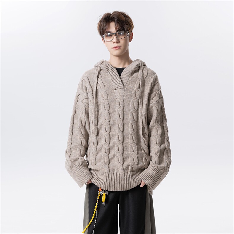 美式针织衫慵懒风毛衣D309B-MY01-P75128,男装针织衫/毛衣,电商D309B