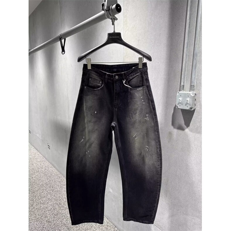 1506-1/KX611/P52个性字母牛仔裤嘻哈ins潮高街潮流痞帅长裤男款,男装牛仔裤,星座1506-1