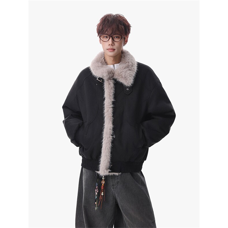 主推冬季新款宽松/座山雕加厚外套潮加厚棉衣XZ102B-1M803-P125,男装棉衣,星座102B-1