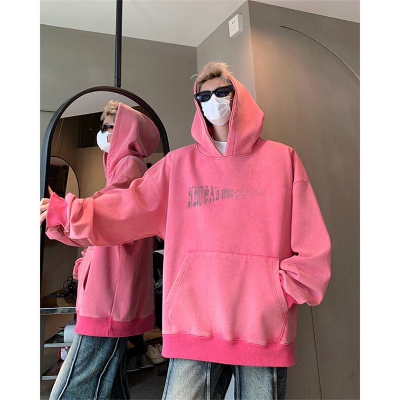 男装加厚卫衣男美式复古宽松连帽卫衣外套XZ514-2-Z2221-P70,女装短外套,星座514-2(原B239)