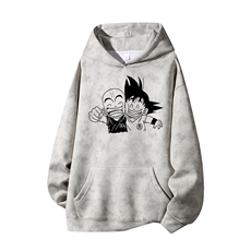 得物供货、重磅420克现货麂皮绒扎染卫衣HD019-1-WL25372ZR-P45，男装卫衣，电商019-1