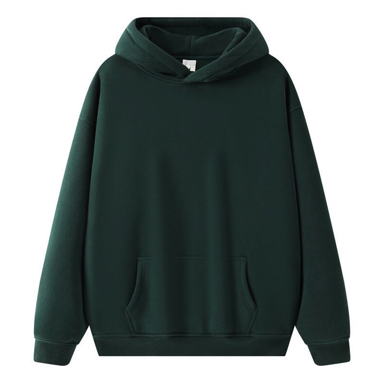 跨境版无帽绳二开26春装重磅曼巴棉美式宽松连帽卫衣外套DWS66,女装短外套,电商A486-1