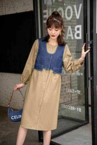 秋款连衣裙，女装连衣裙，莫妮菲