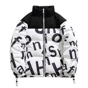 新款冬季棉衣潮牌撞色羽绒棉服情侣加厚棉袄外套 A436-5971-P115图片