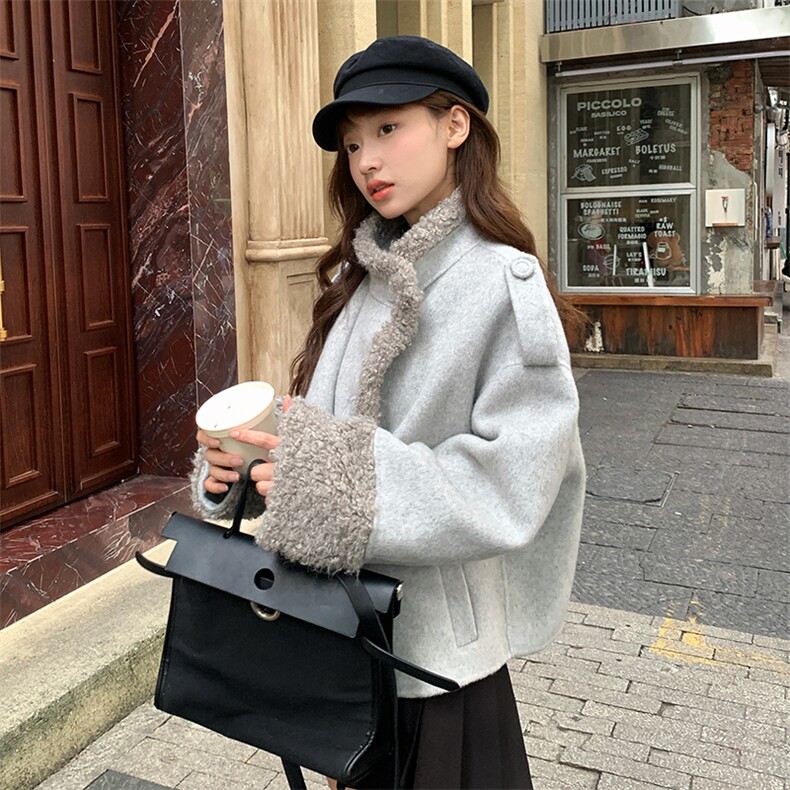 2025年秋季女装女士精品毛呢外套2B082-2233-P265-K398,女装毛呢外套,2B082