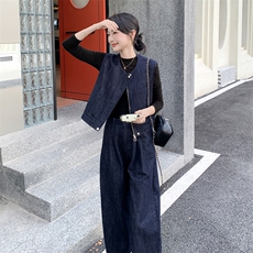 2025秋冬款牛仔套装2602-P175-K248，女装套装/套裙，2D013