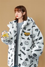 清仓万米面料补货羊羔毛绒外套夹克棉袄棉服棉衣男连帽P80立领P70，男装夹克，星座207