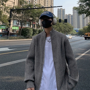 针织衫开衫男女韩版潮流宽松百搭保暖2024冬季ins毛衣MZ574-P52图片