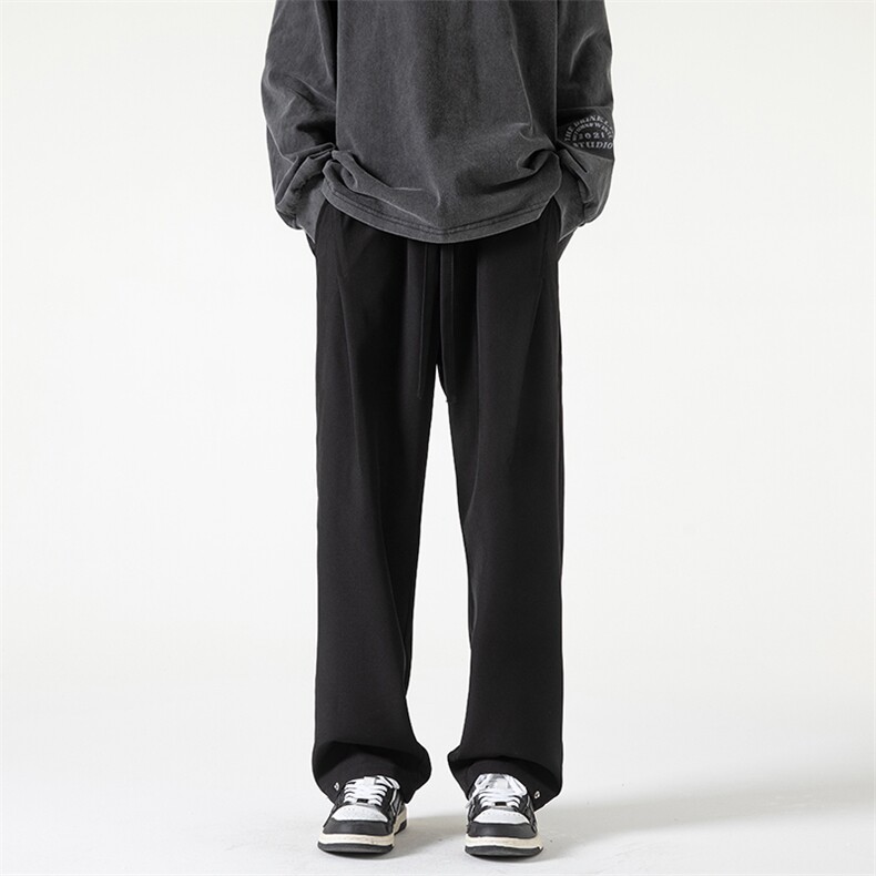 港风抖音大码休闲裤长裤品质西裤直筒裤A014-DY2172-P55,男装西裤,电商A014
