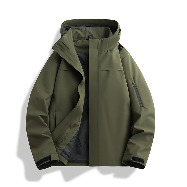 新款男女高品质户外登山服青少年学生冲锋衣夹克外套HS6606,男装夹克,星座1206（原A206）