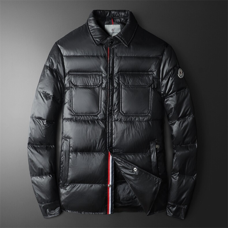 2024冬季新款鸭绒可脱卸帽防寒服翻领羽绒服，男装羽绒服，钱塘2019