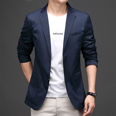 CD186612钱塘2020-2春秋薄款时尚休闲帅气中青年男士西服P152，男装西服，钱塘207-2