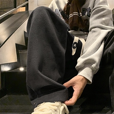 冬季重磅毛呢纽扣休闲裤大码M~5XLXZ604-KG69-P50控68，男装休闲裤，星座604