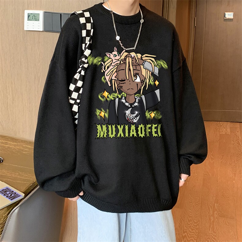 抖音供货、现货秋季冬圆领毛衣宽松打底衫D223A-MY2303-特P40,男装针织衫/毛衣,电商019-1