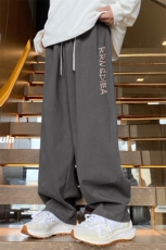 港风新款秋季时尚百搭宽松直筒垂感休闲裤子FZ67002特批35控58，男装休闲裤，电商A268A