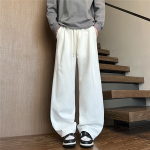 春季新款立体剪裁设计感休闲宽松弯刀长裤 K666113 特p40图片