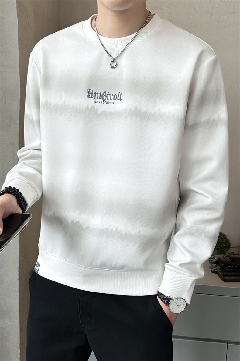 秋季新款圆领卫衣男套头印花帅气百搭上衣服潮流A329-V3332-P85,男装卫衣,电商A329