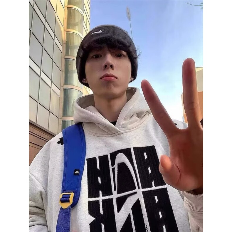 JY315-P51卫衣男连帽春秋季ins港风宽松潮牌字母,男装卫衣,星座1501-3