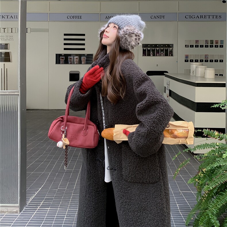 档口2025冬季新款韩系毛毛长外套7853-P265-K398,女装棉衣/棉服,2C057