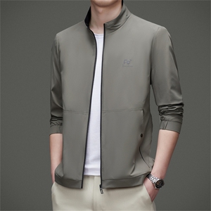 V2015钱塘2020-1春夏新款男士立领商务精品夹克P120图片