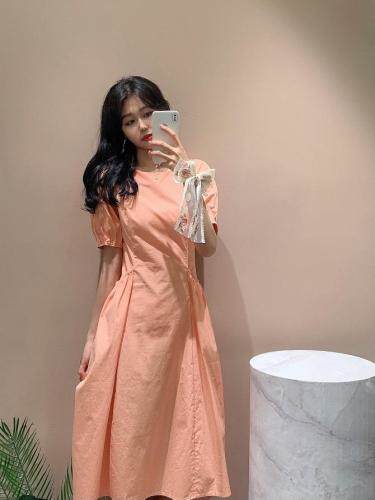 [现货]夏季新款纯棉显腰身长裙，女装，嘉乐馨秀(4F)