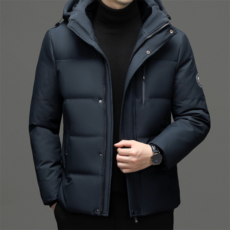 羽绒服男士新款秋冬季宽松休闲中青年保暖连帽外套FF9758-P315,男装羽绒服,星座1105-3
