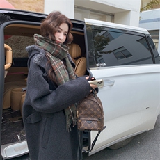 新款2C0281036P290K39870,毛连帽双面尼，女装羊绒大衣，2C028