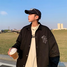男秋季2022新款长袖鹿皮绒夹克外套LYJ05P60，男装夹克，星座1116-2