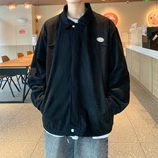 美式复古灯芯绒外套男士2023秋季新款潮牌宽松夹克上衣W7761-P52，男装夹克，星座512-4