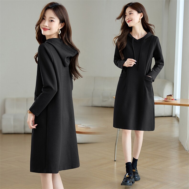 现货卫衣裙，女装连衣裙，韩派