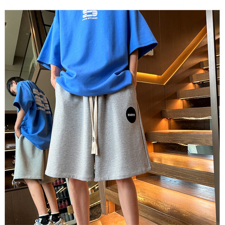 抖音品质夏季新款重磅男女休闲运动短裤 HJY25-P45 尺码M-3XL图片