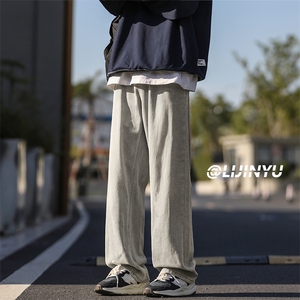 美式复古休闲牛仔裤男士潮流牌vibe痞帅直筒长裤子K870-特批-40图片