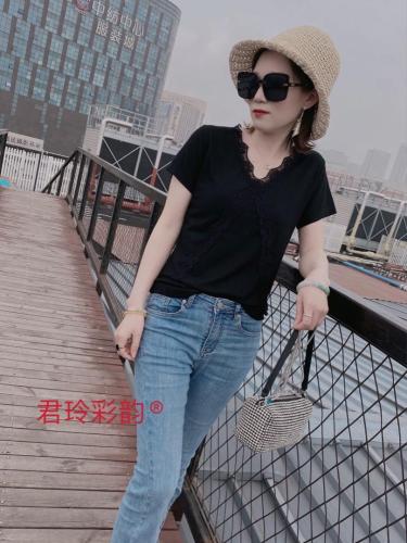 短袖,女装其它,君玲彩韵