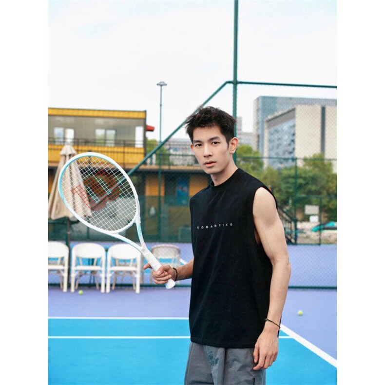 纯棉背心男夏季新健身跨栏篮球运动无袖男t恤坎肩1209-1-BX01-P20，男装背心/马甲，星座1209-1