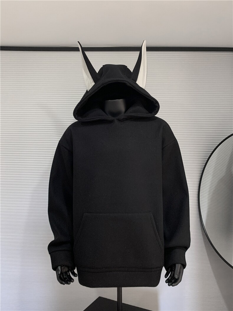 XZ222-1/DRD01/P65/控78/加绒P75/控88重磅呢料设计感连帽卫衣,男装卫衣,星座809A(原222-1)
