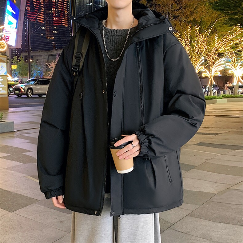 冬季男士冲锋衣棉衣加厚连帽防水棉服青年棉袄潮A266-MY6160-P65,男装夹克,电商A266