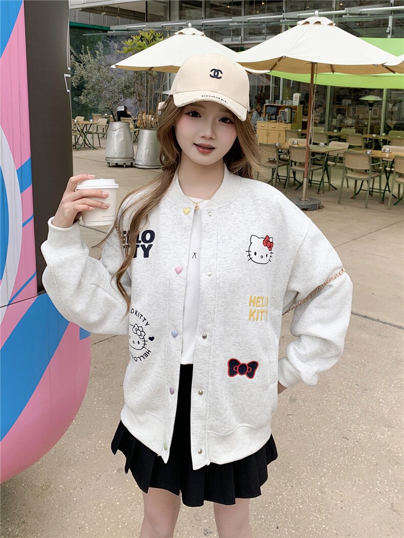 现货女春秋季新款棒球服外套2193-P145-K215,女装卫衣/绒衫,网红馆