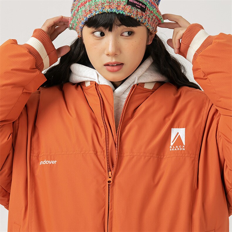 2026冬季新款男日系潮牌纯色刺绣白鸭绒羽绒服加厚外套YR38-F219,男装羽绒服,电商A101（原外27）