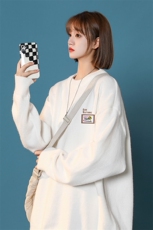 中性秋/冬ins潮流时尚印花休闲百搭圆领套头情侣毛衣M1039P50控68，男装针织衫/毛衣，A247A