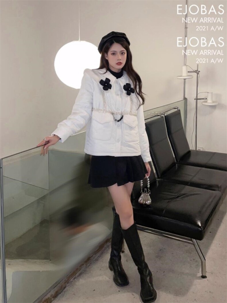 2021冬季高级小众设计风格丝绒加厚外套，其它，1983